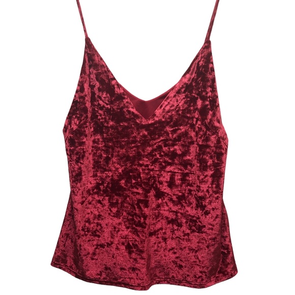 NWT- Just Quella Berry Velvet Tank SZ XL - Picture 2 of 12